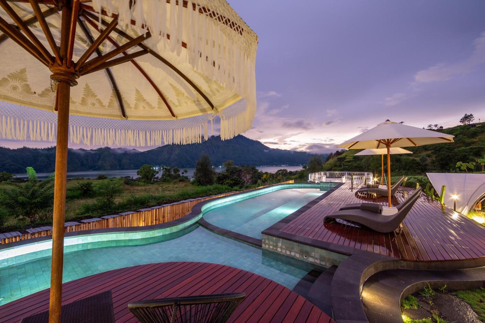 The Dewi Kintamani Luxury Glamping And Natural Hotspring Eksteriør bilde