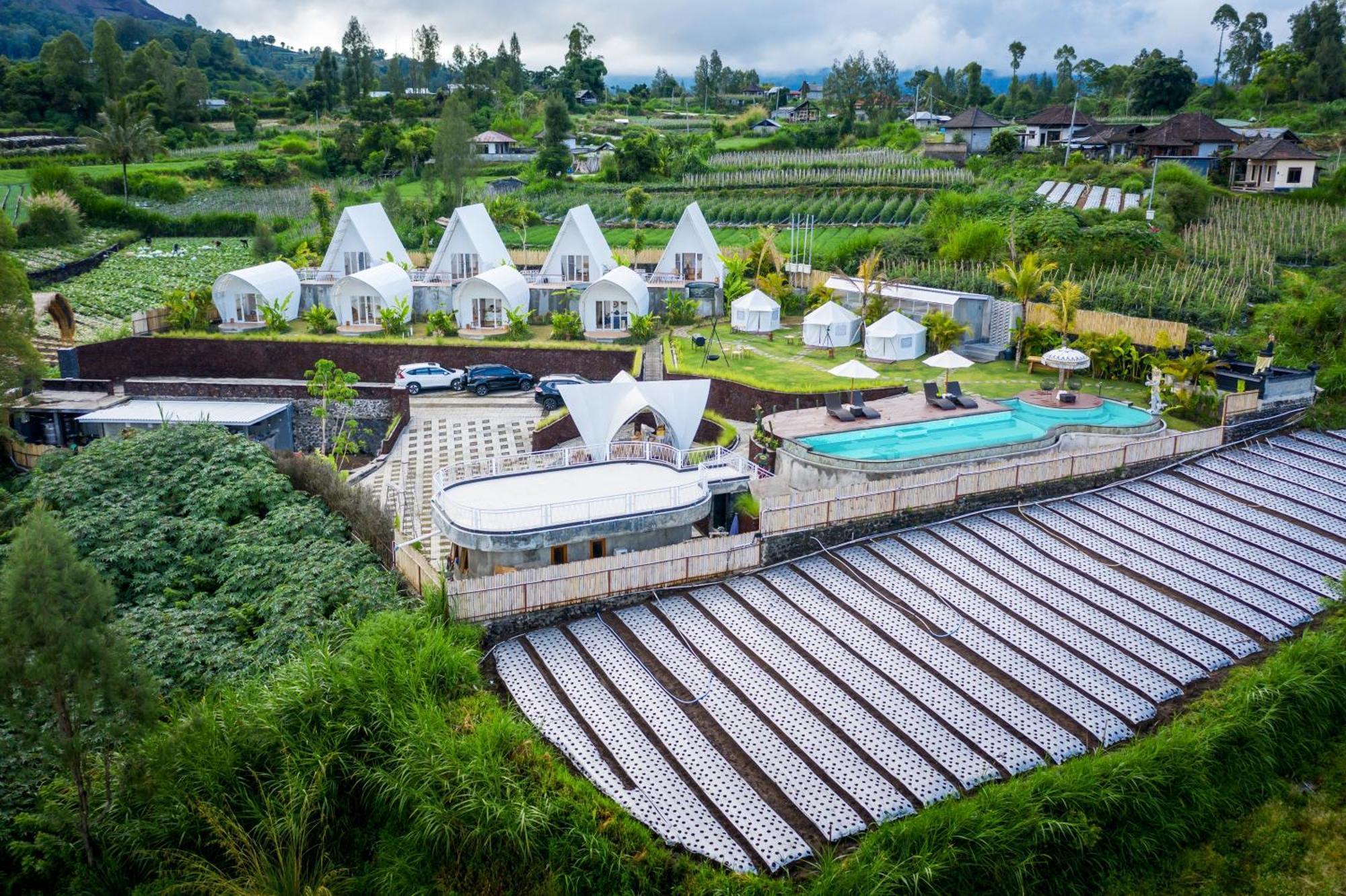 The Dewi Kintamani Luxury Glamping And Natural Hotspring Eksteriør bilde
