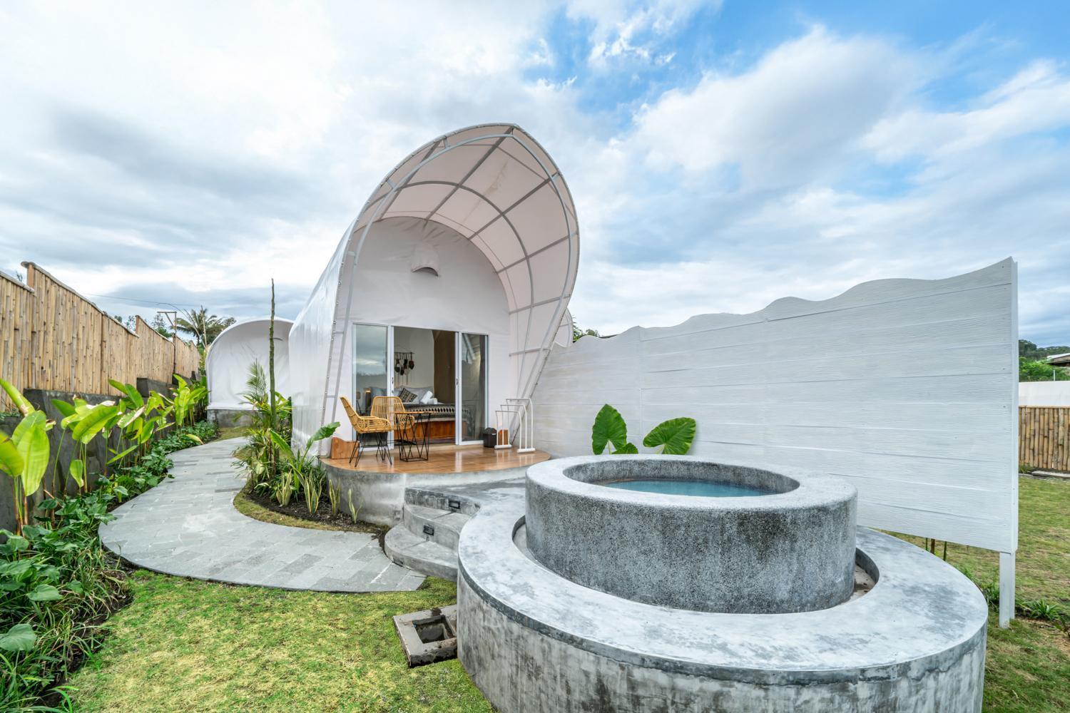 The Dewi Kintamani Luxury Glamping And Natural Hotspring Eksteriør bilde