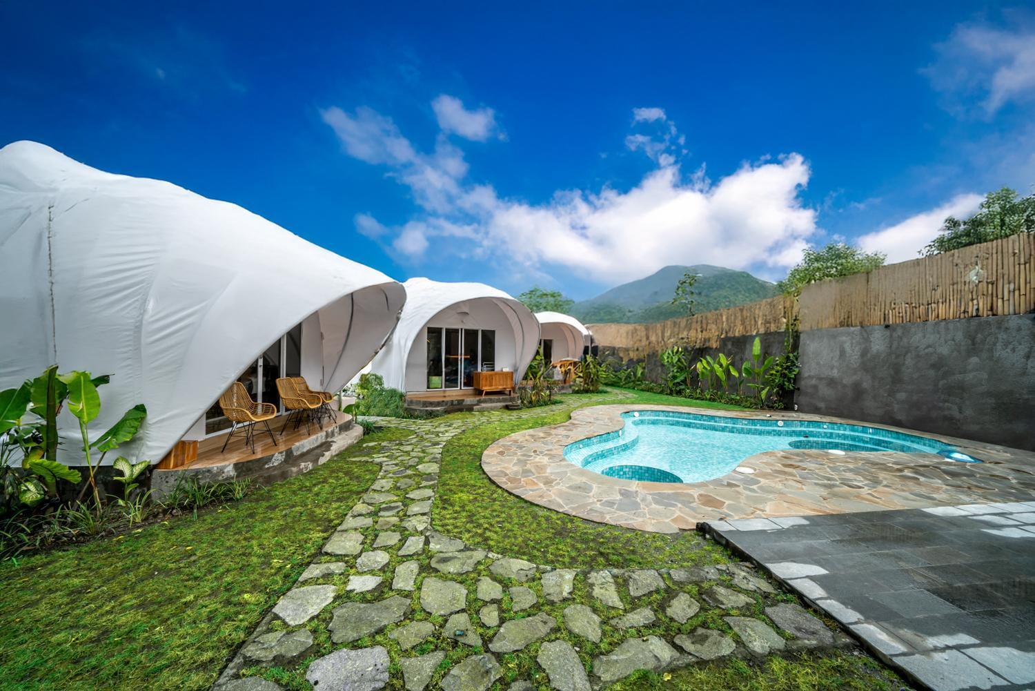 The Dewi Kintamani Luxury Glamping And Natural Hotspring Eksteriør bilde