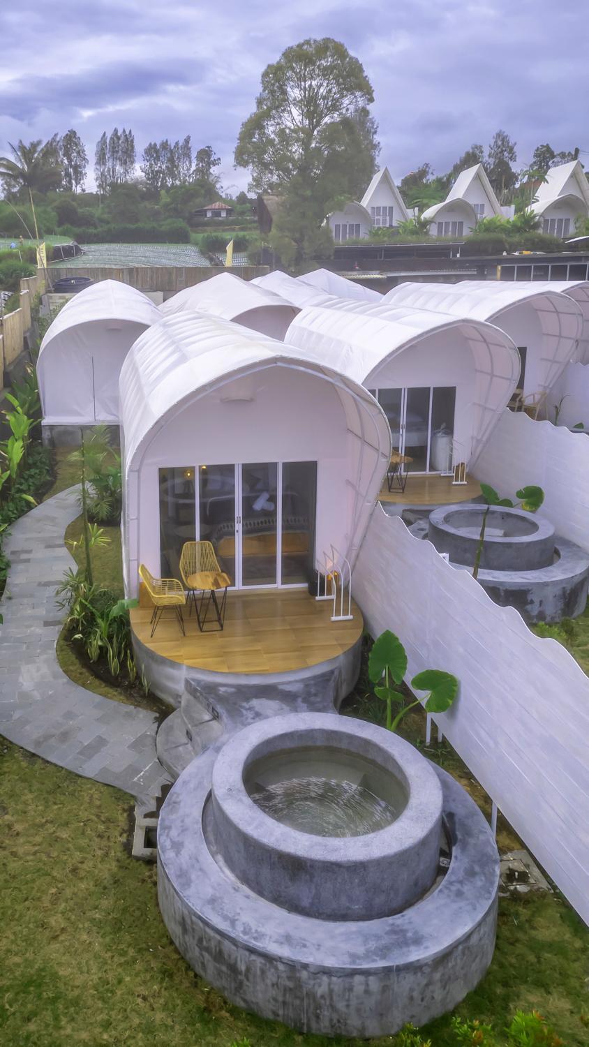 The Dewi Kintamani Luxury Glamping And Natural Hotspring Eksteriør bilde
